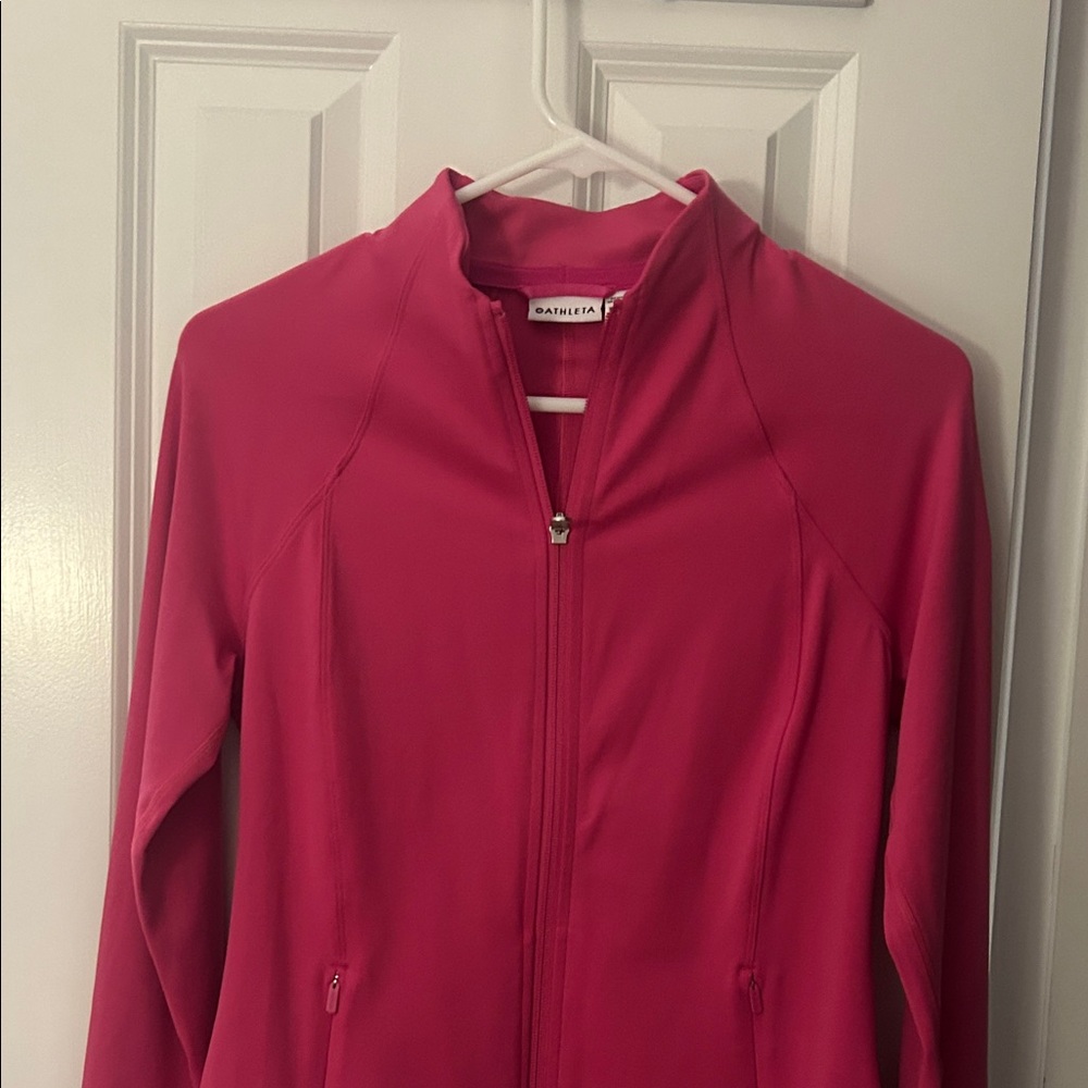 Hot pink Athleta salutation jacket